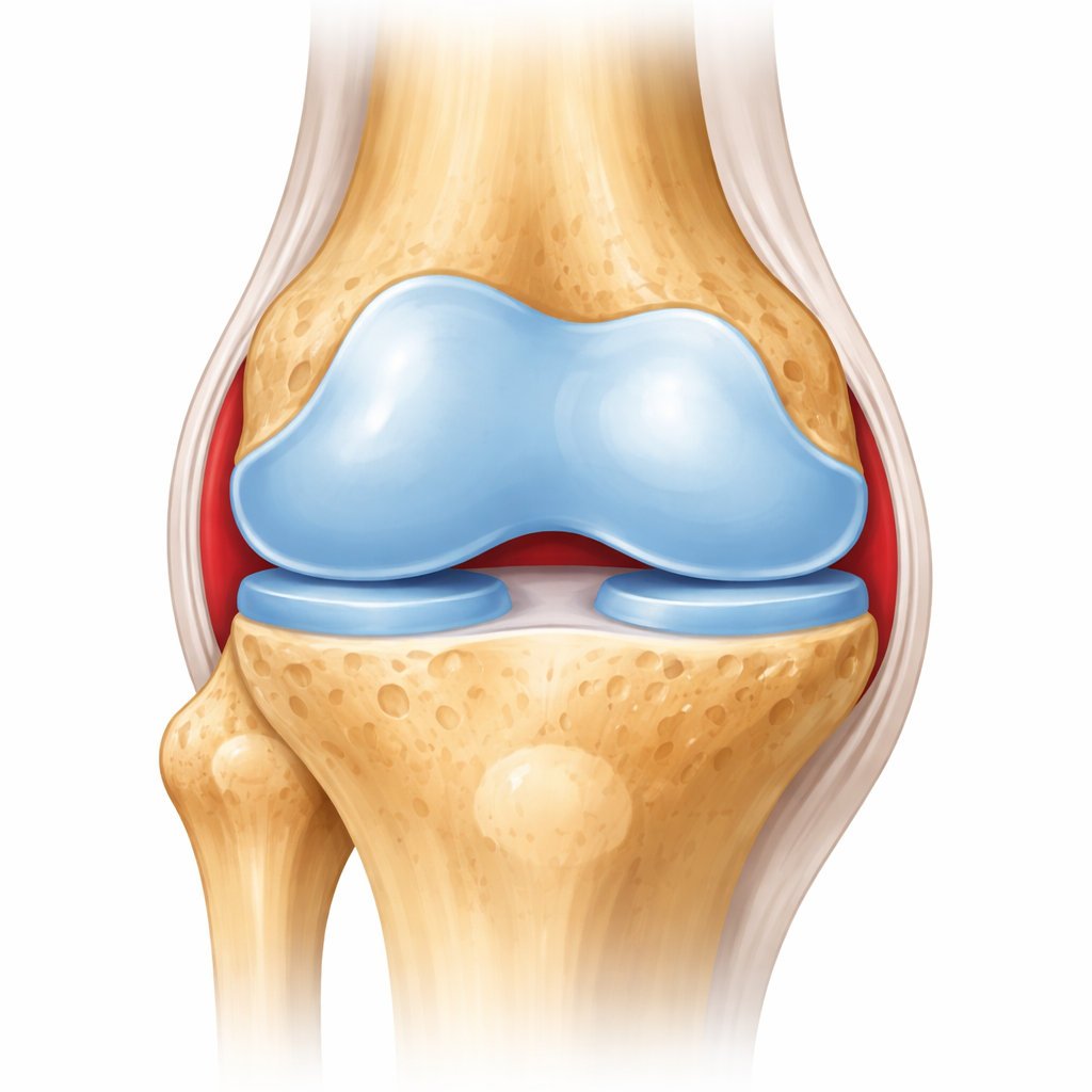Improvement in cartilage thickness*